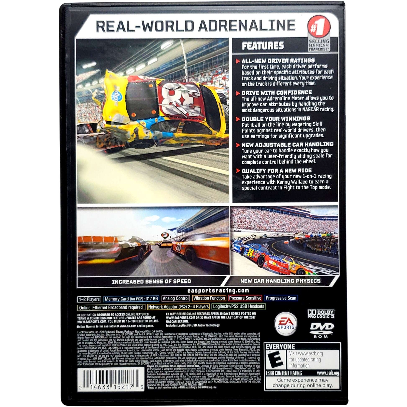 NASCAR 07 – Sony Playstation 2 Pristine Tested Authentic 180 Day Guarantee