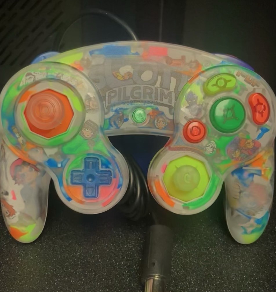 Nintendo GameCube Controller – Scott Pilgrim EX *GLOW IN THE DARK*