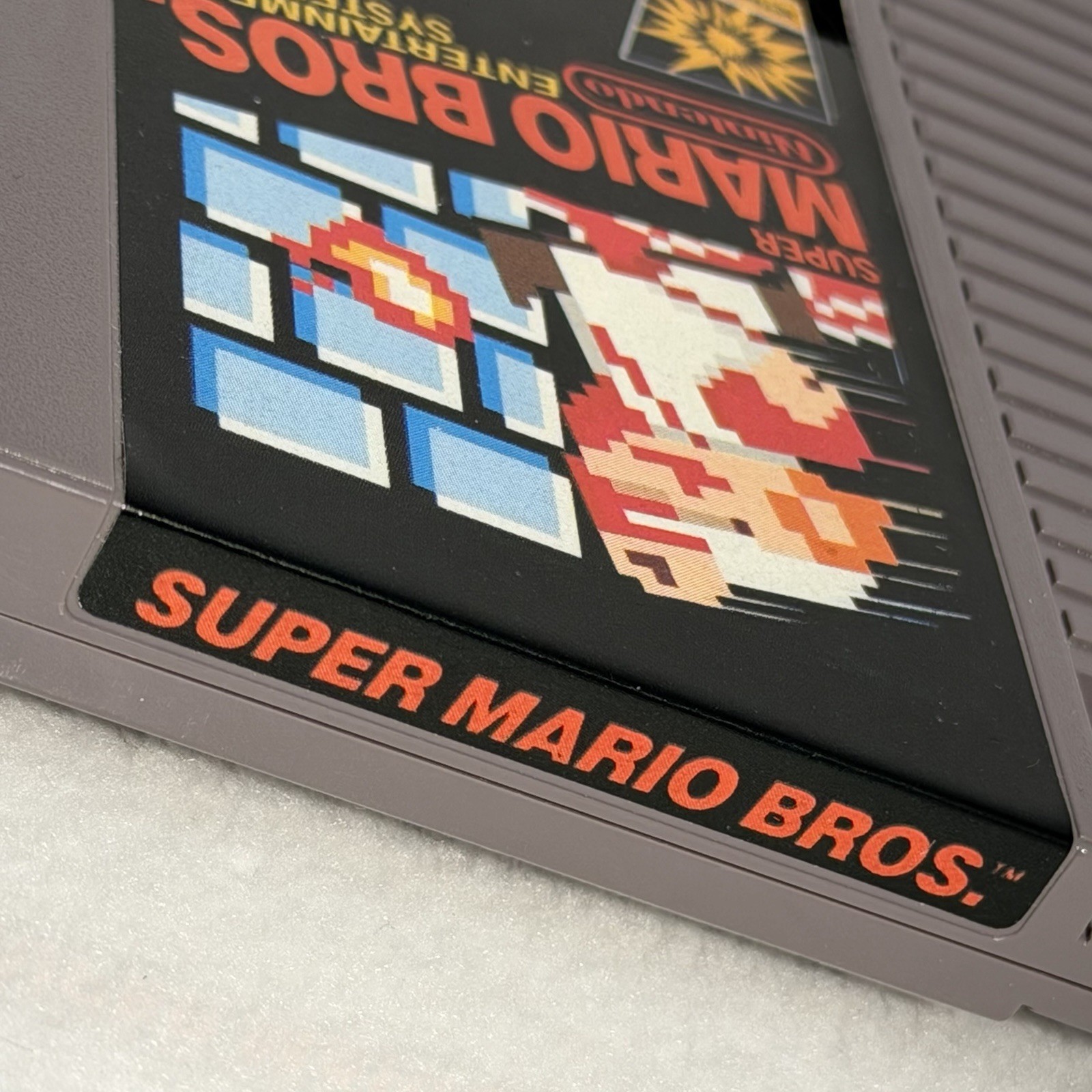 Super Mario Bros 1⭐️NICE 5 Screw Hangtab Complete CIB⭐️Nintendo NES Original USA