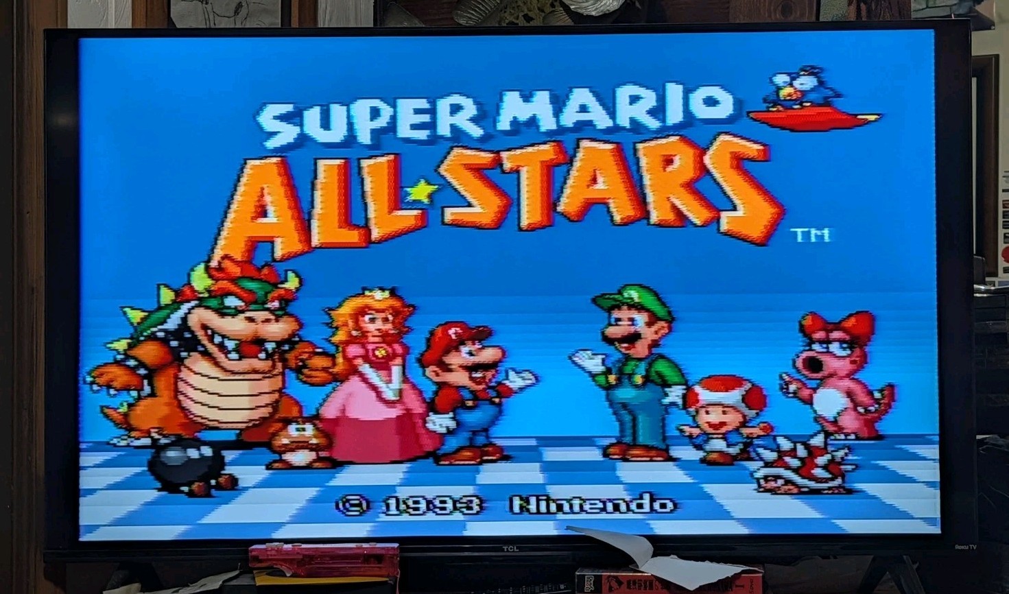Super Mario All-Stars Nintendo SNES Authentic Game Cartridge TESTED/WORKS