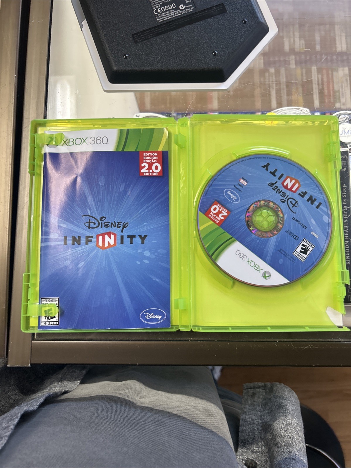 XBox 360 Disney Infinity 2.0 Game and Base With 4 Figures