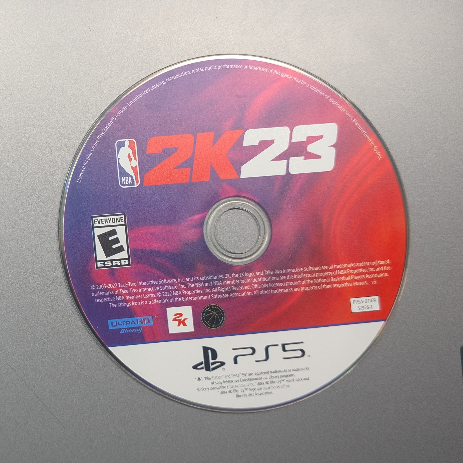 NBA 2K23 (Playstation 5) – no tracking