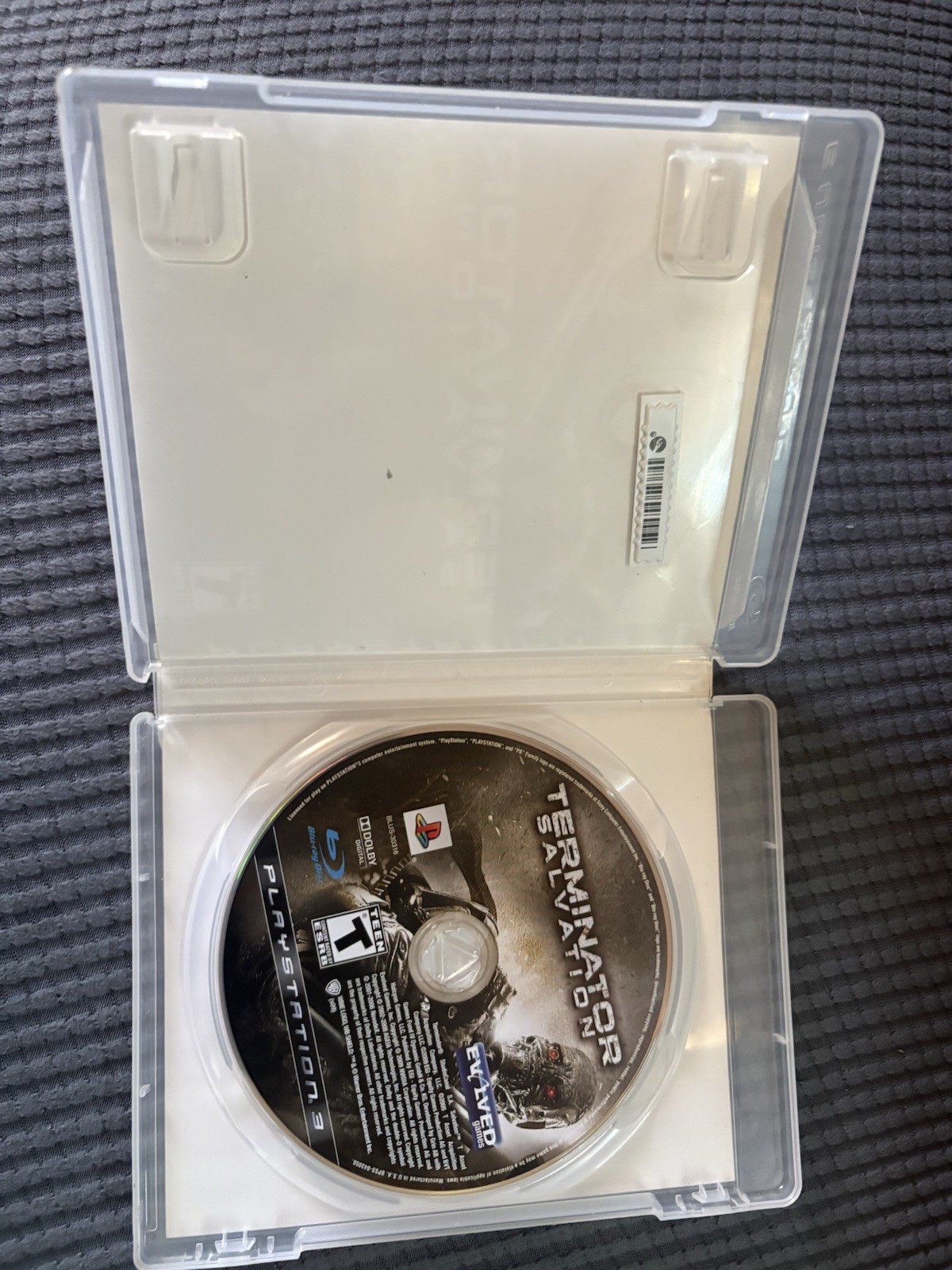 Evolved Games Terminator Salvation Shooter PS3 T-Teen 2009 *no manual*