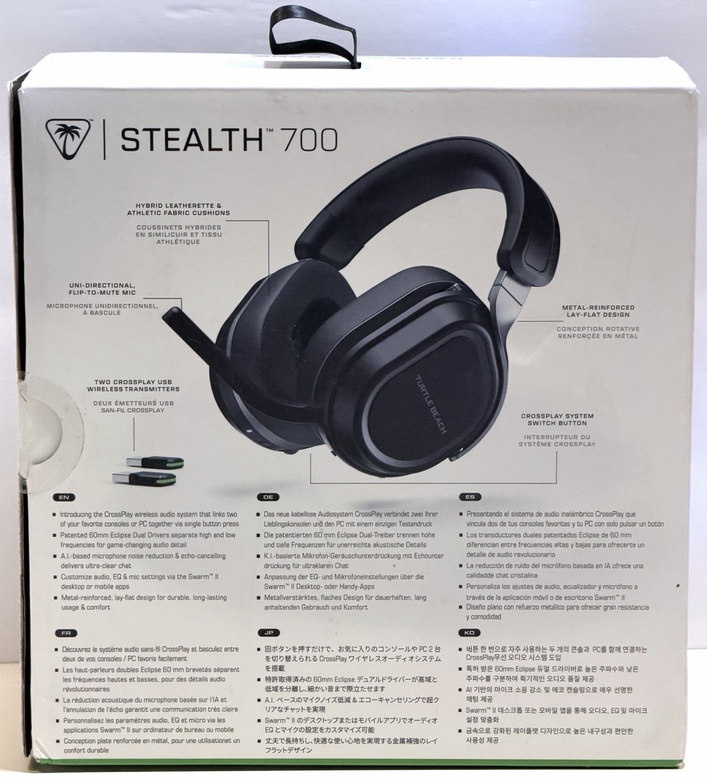 Turtle Beach Stealth 700 Gen 3 Wireless Gaming Headset Xbox Bluetooth 80Hr Black
