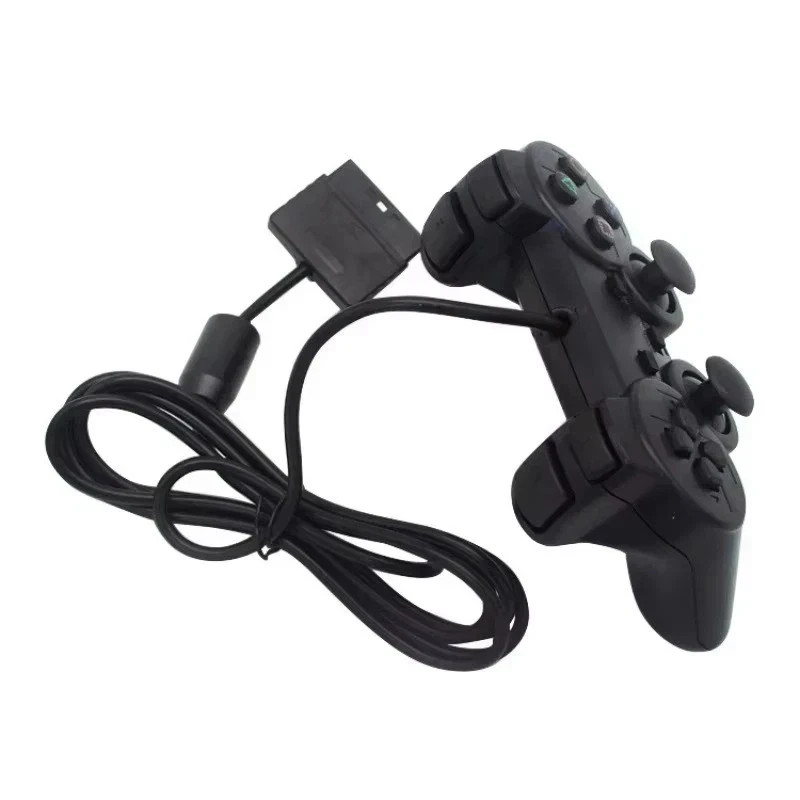 Wired PS2 Game Controller Dual Shock Vibration Joystick for PlayStation 1PCS