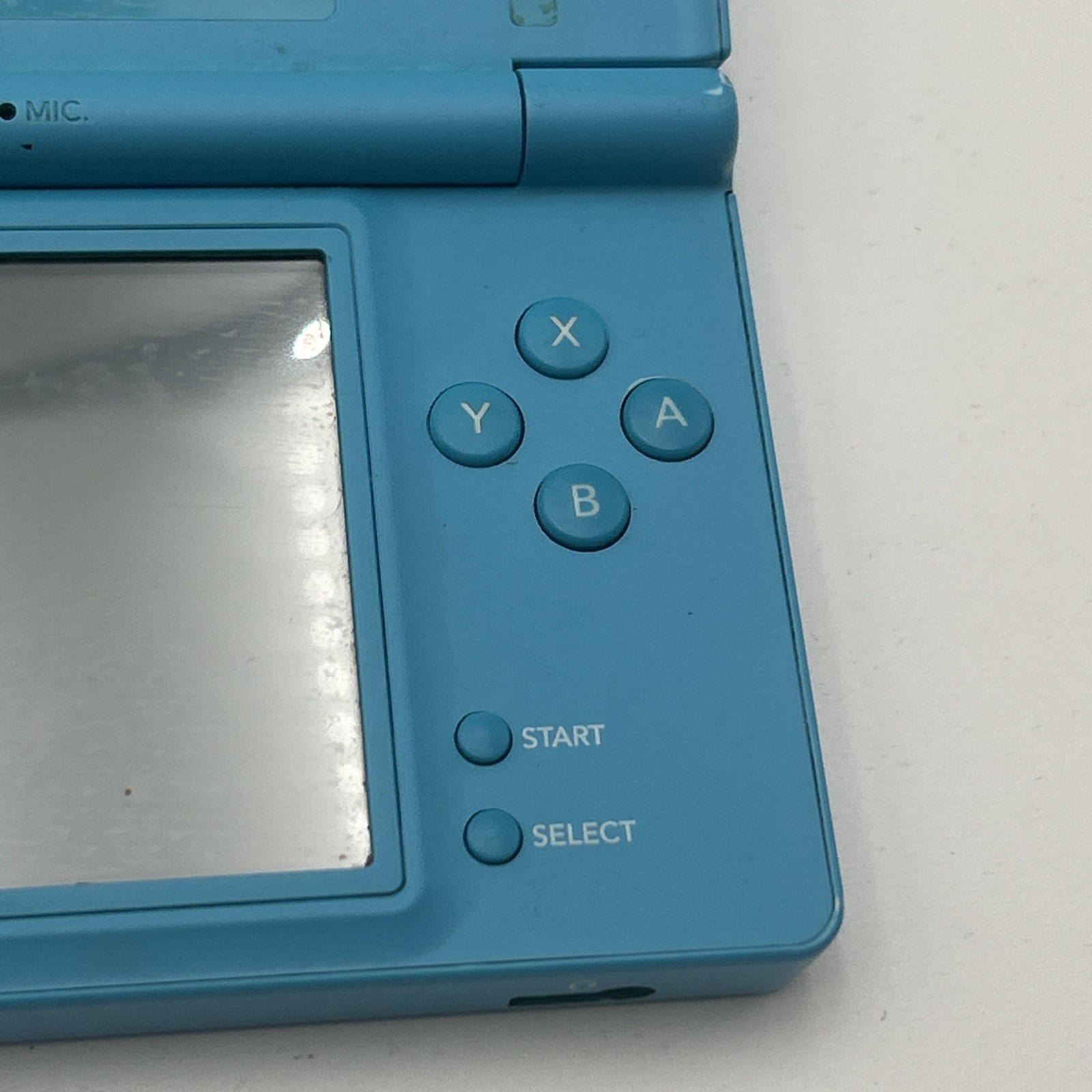 Nintendo DSi TWL-001 Teal Blue No Charger Or Stylus L And R Buttons Bad READ