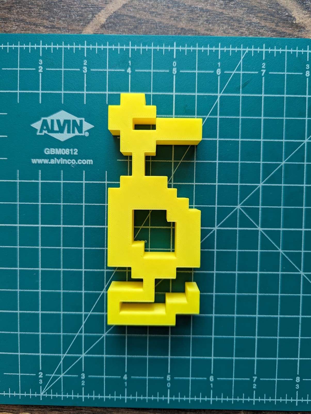Atari Adventure dragon video game character 3D printed shelf desk logo 8-bit art