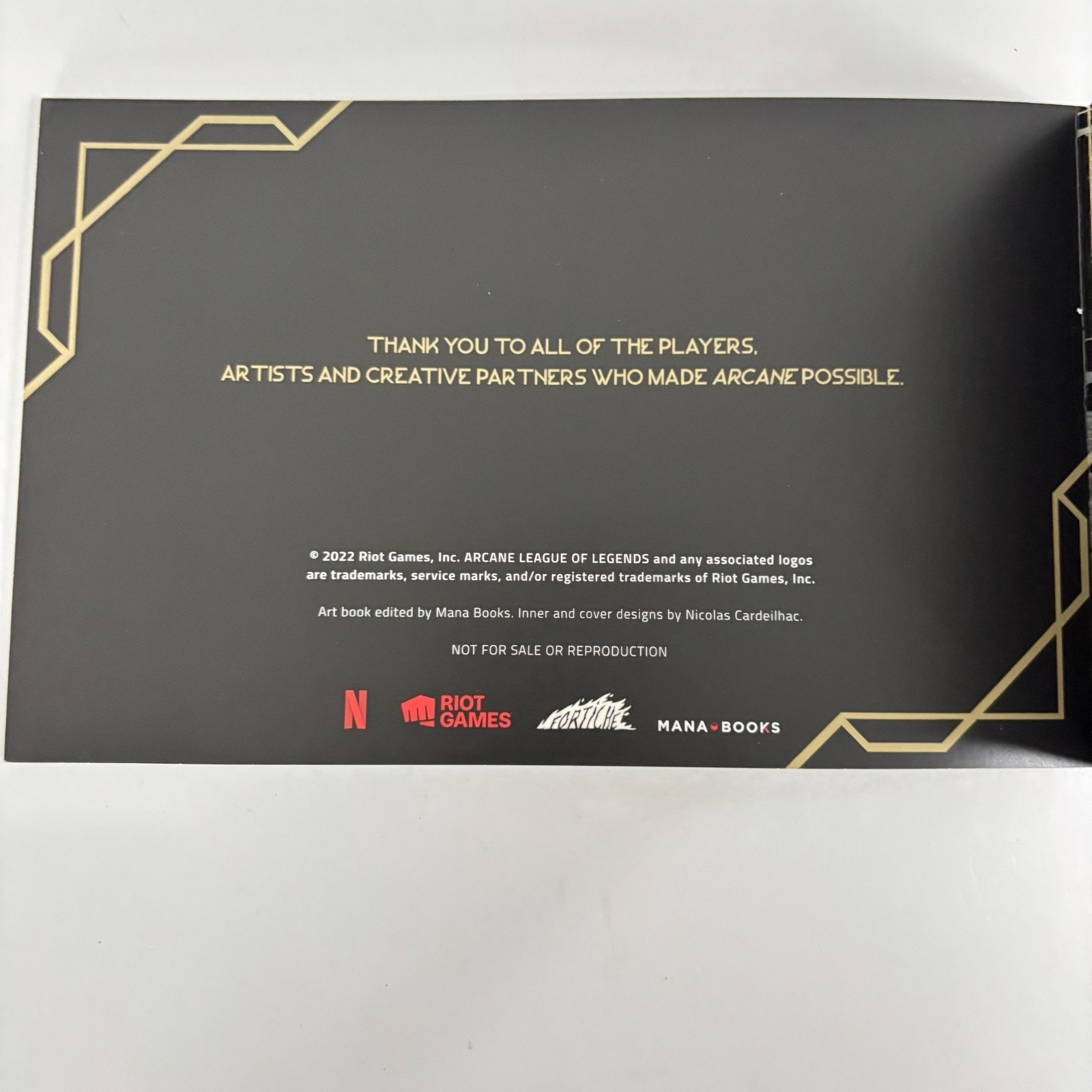 Arcane: League of Legends Limited Edition Art Book Hardcover Riot Games