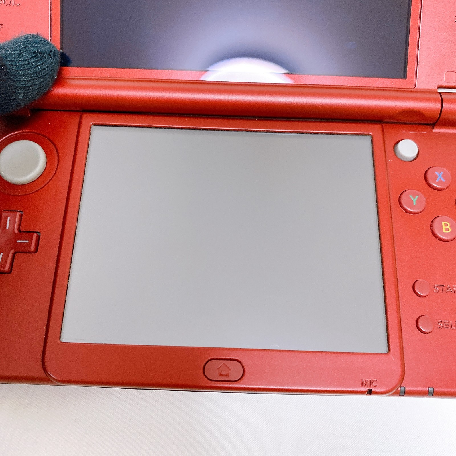 New Nintendo 3DS XL LL Metallic Red Console Stylus Japan Tested Working Rank A