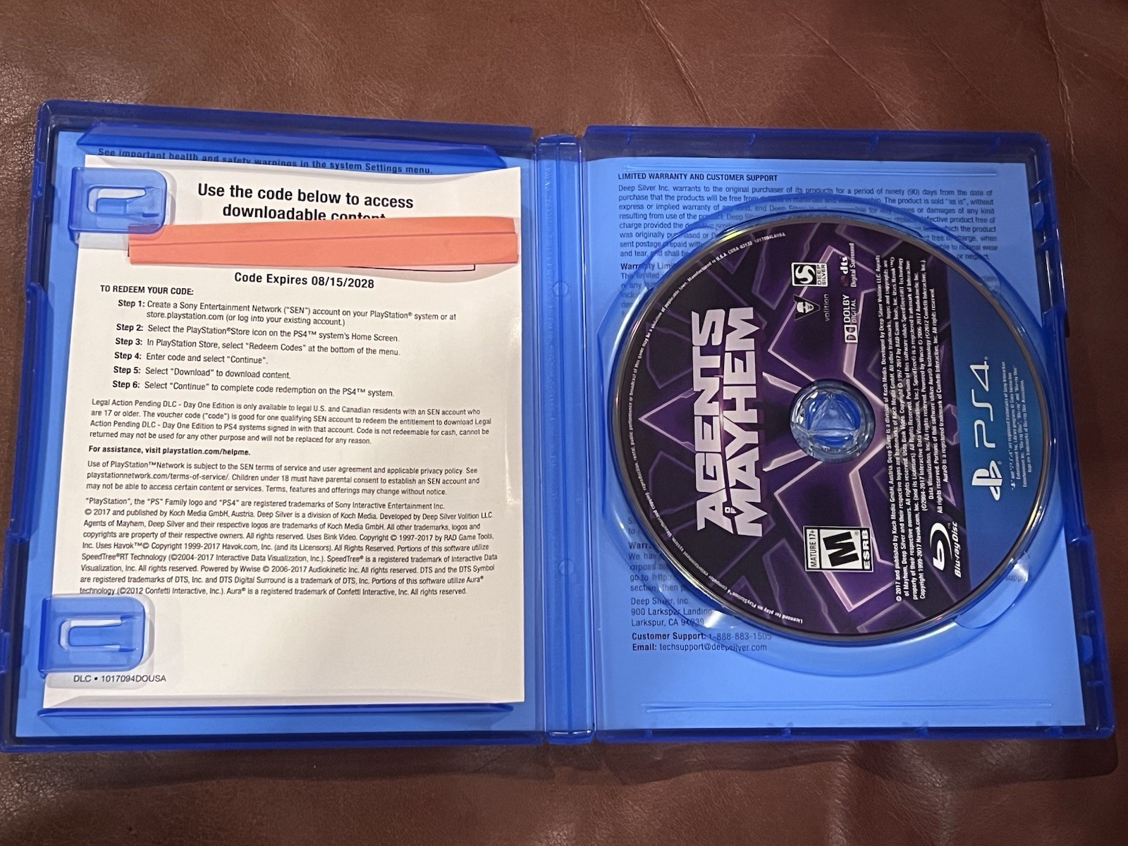 Agents of Mayhem DAY ONE EDITION Legal Action Pending (PS4) PLAYSTATION 4 +code