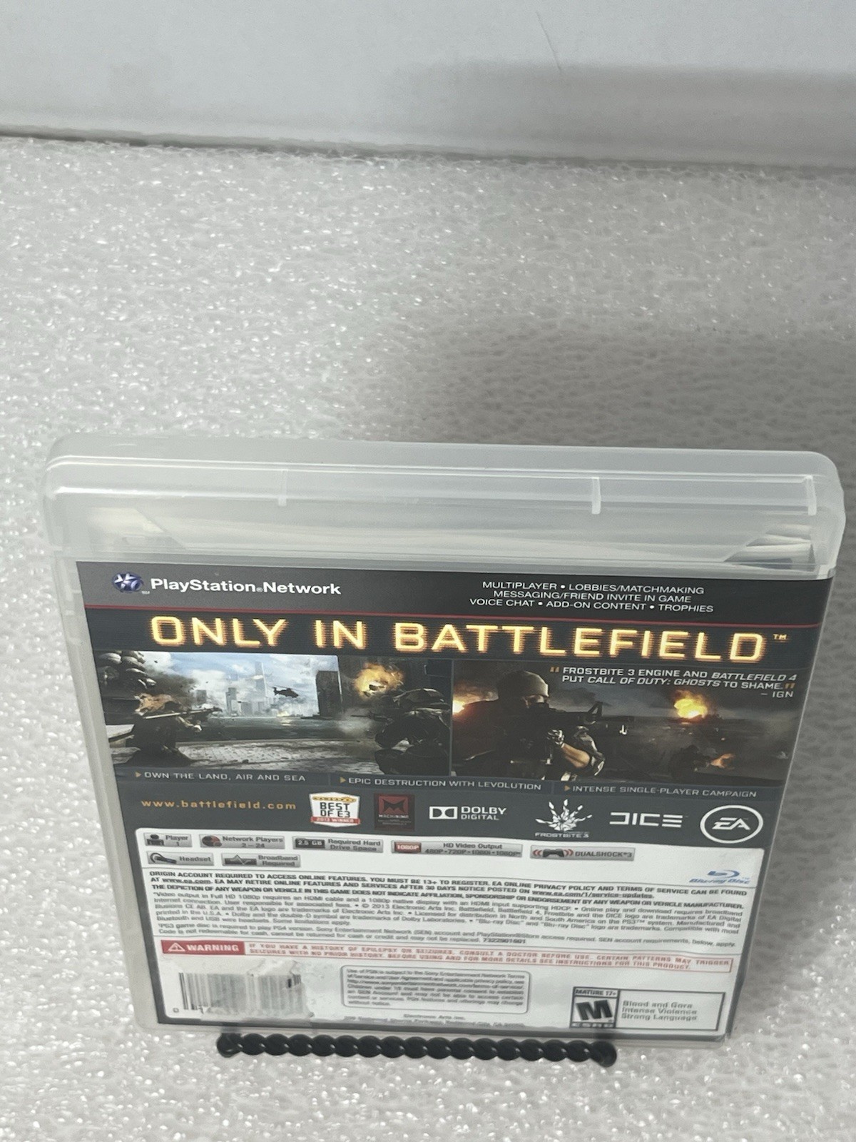 Battlefield 4 (PS3) Video Game Complete in Box CIB Tested Cleaned Disc