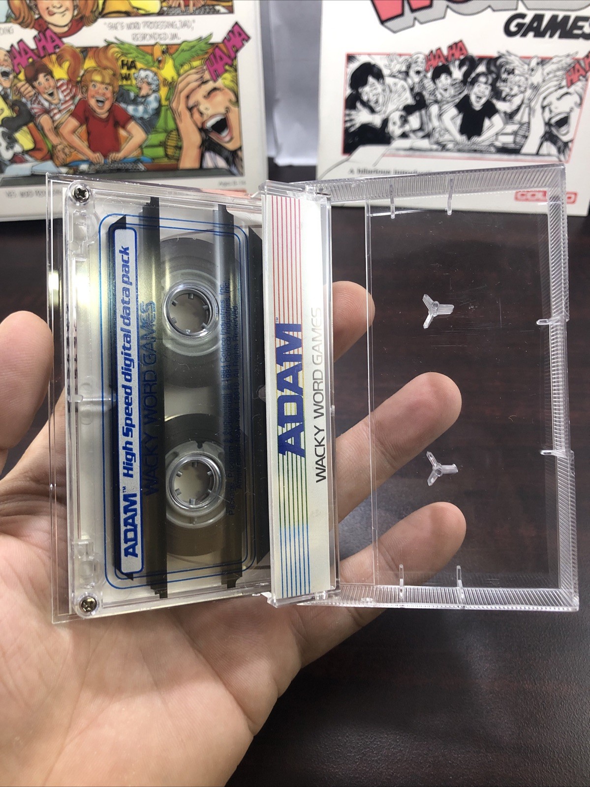 Wacky Word Games Coleco Adam Computer System Complete