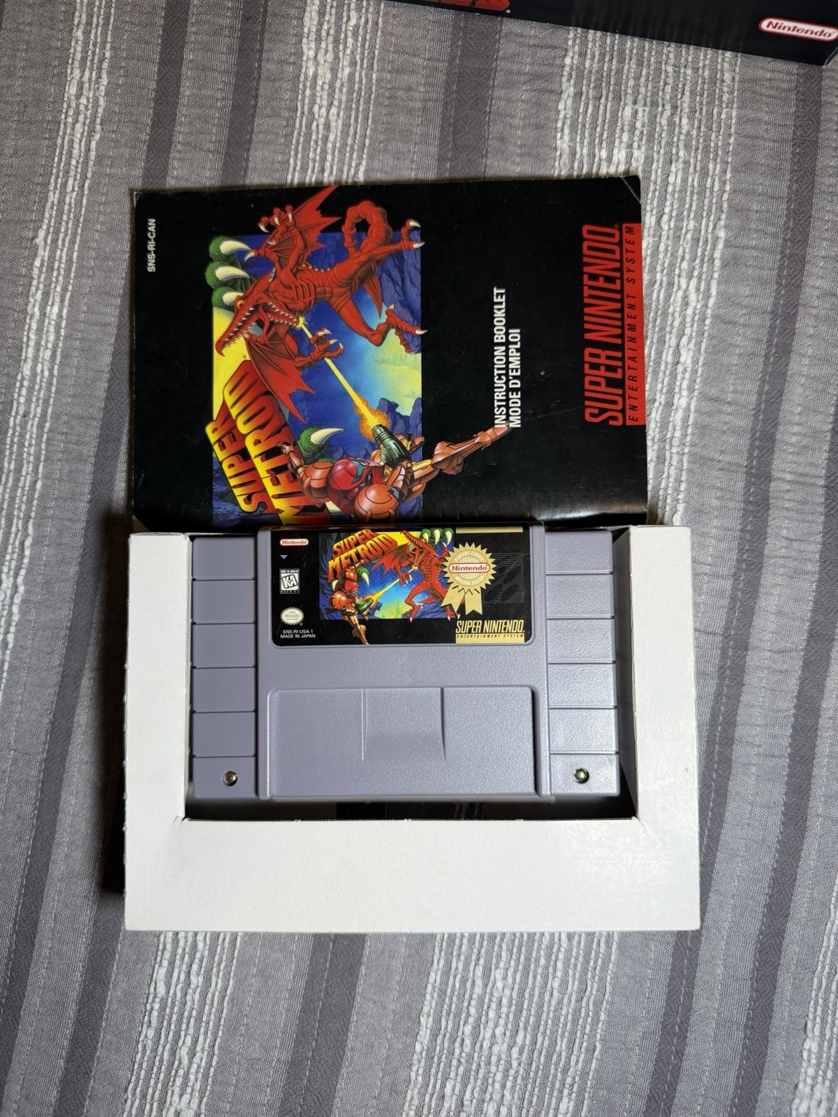 Super Metroid (Super Nintendo SNES) Complete in Box CIB