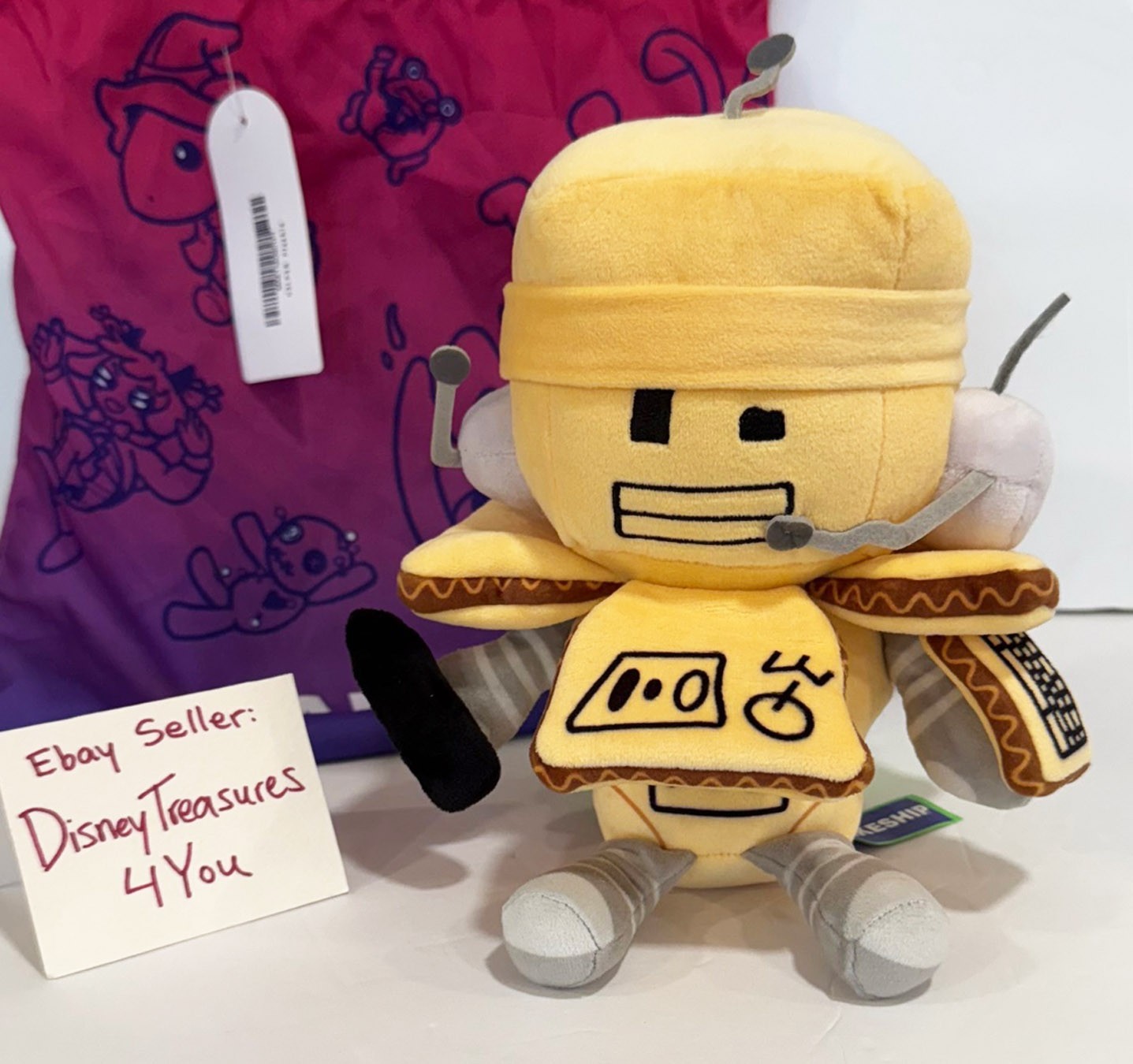 Makeship H3LP3R Bot Plush Larvae Studio Something Evil Will Happen Survival Game