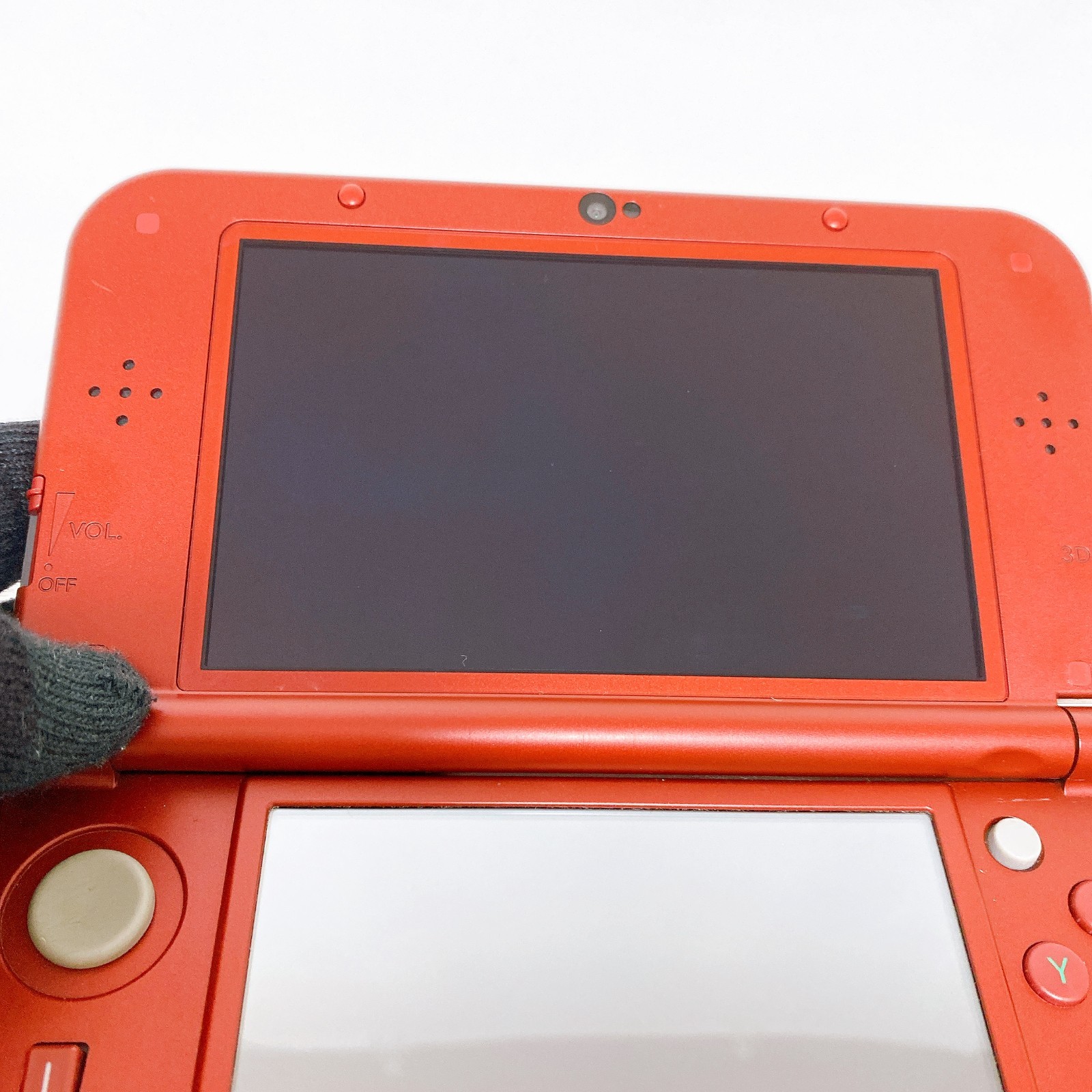 New Nintendo 3DS XL LL Metallic Red Console Stylus Japan Tested Working Rank A