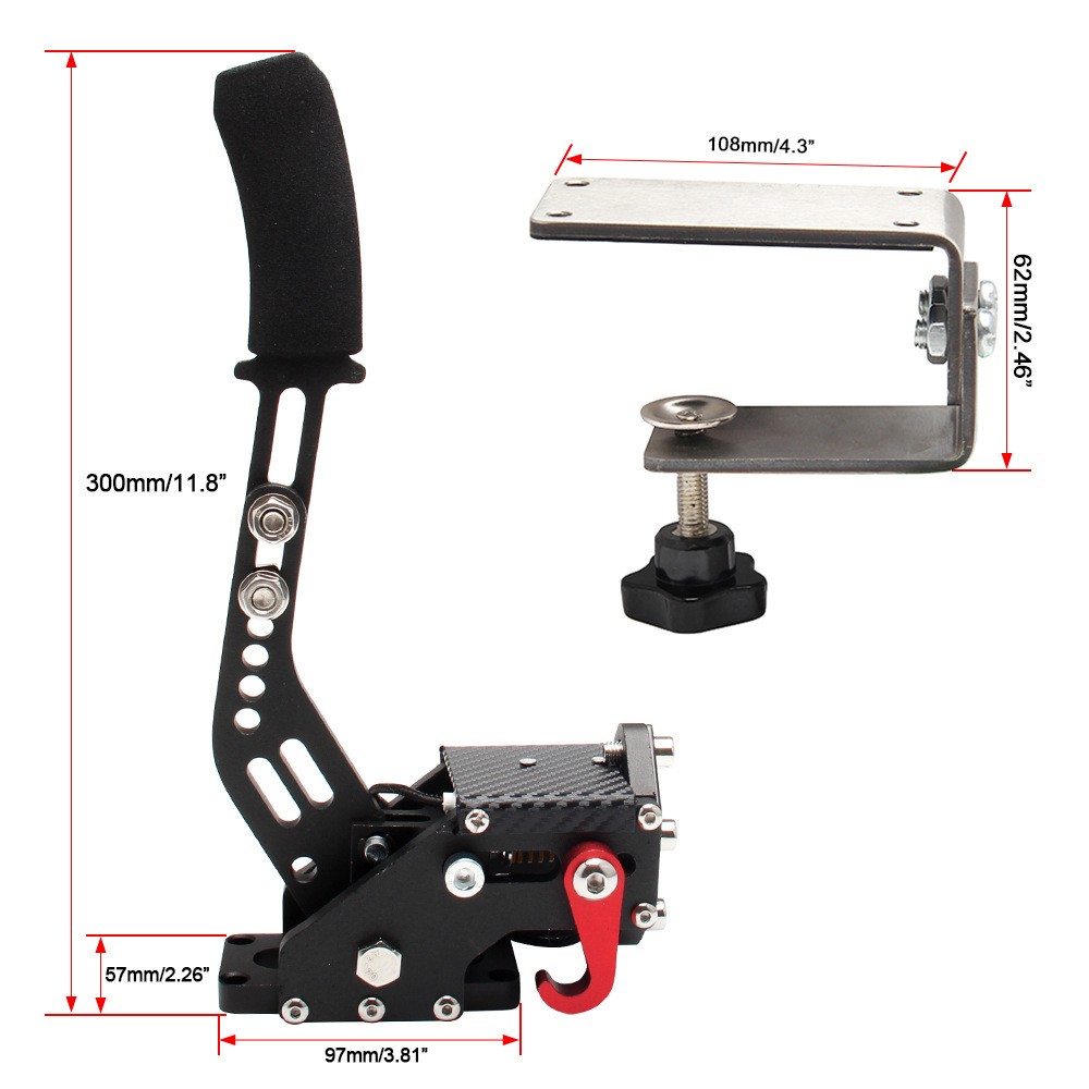 USB Handbrake for 64Bit PC Windows for Sim Racing Games G25/G27/G29/T500