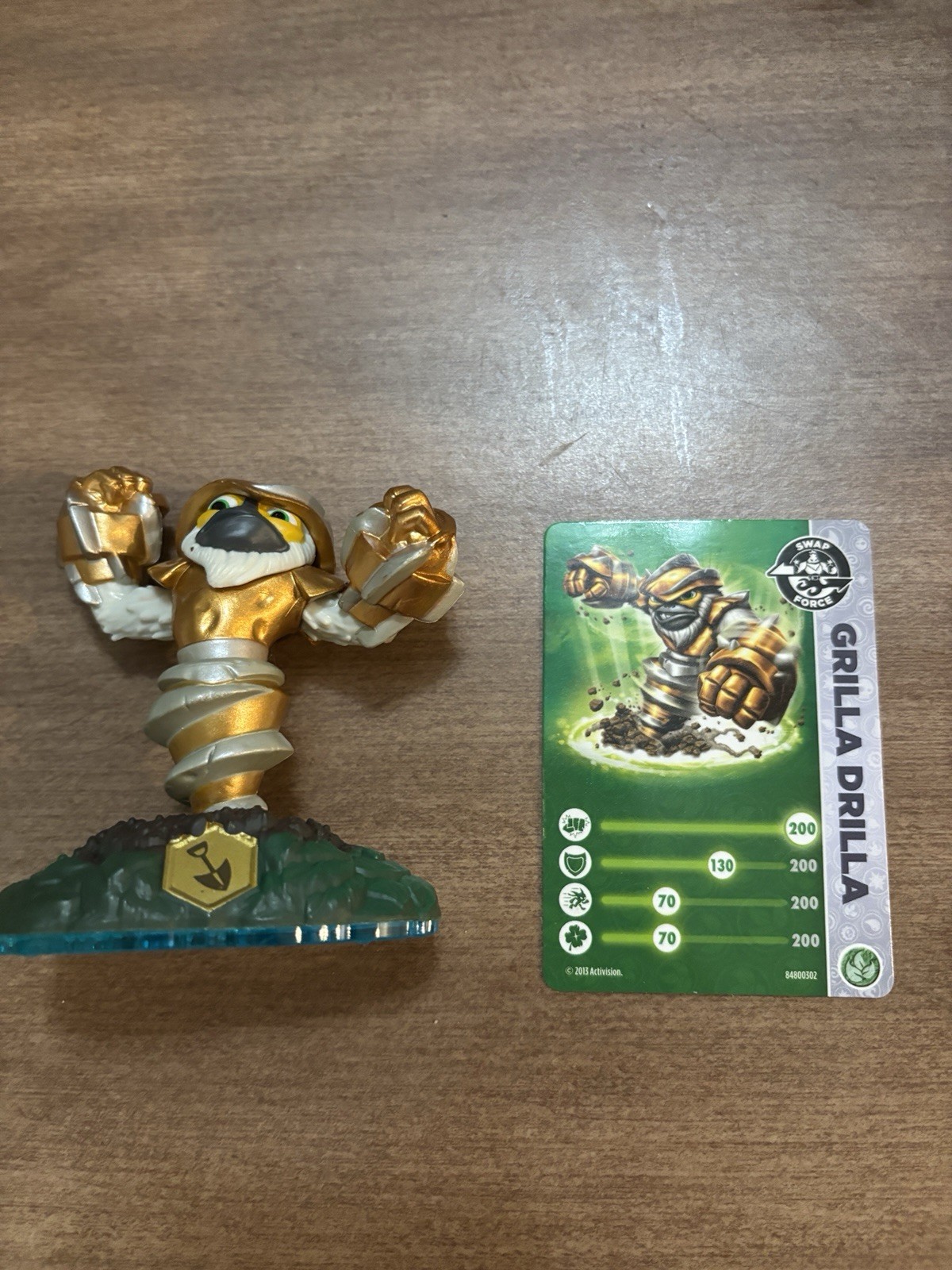 Skylanders Swap Force #84800888 Grilla Drilla Figure Activision 2013
