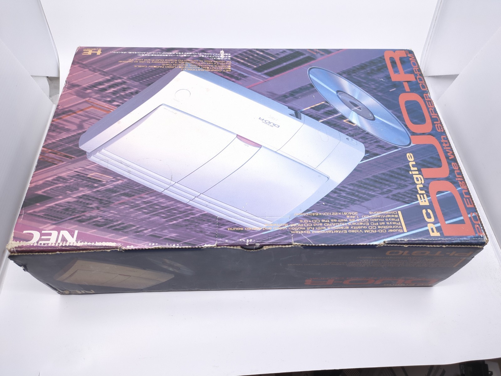 NEC PC Engine Duo-R Console PI-TG10 Tested – CD OK – HuCard OK – Japan