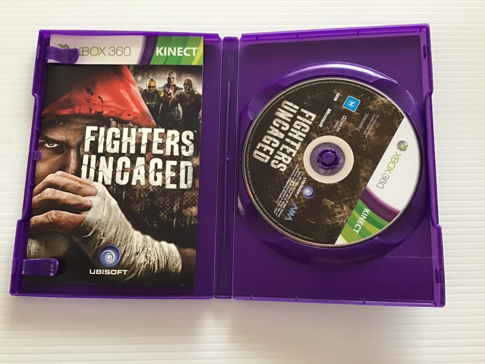 Fighters Uncaged Microsoft Xbox 360 Game PAL Free Postage Kinect