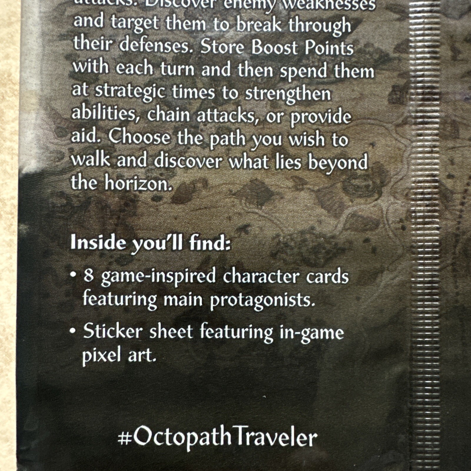 Octopath Traveler Nintendo Switch Promotional Character Card & Sticker Set *NEW*
