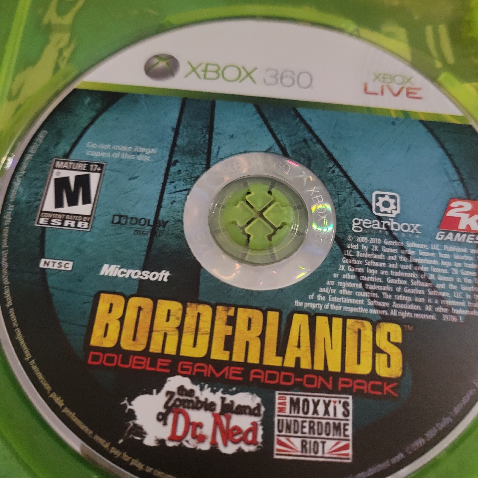 Borderlands Xbox 360 – Add-On Pack: The Zombie Island of Dr. Ned & Mad Moxxi’s