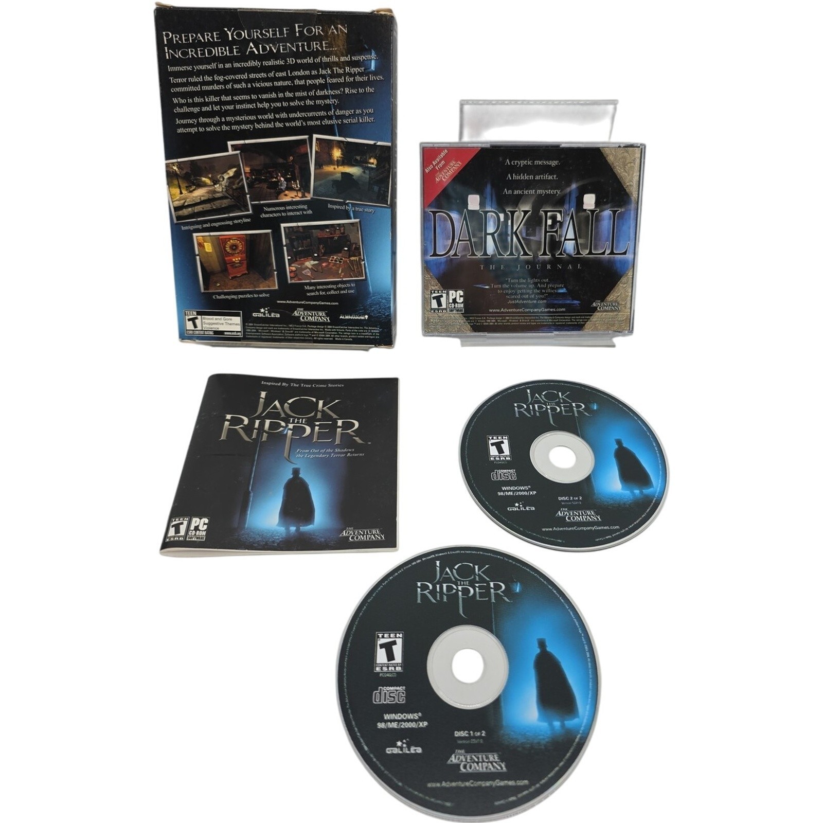 Jack the Ripper PC 2004 The Adventure Company Complete 2 Disc with Box Tested