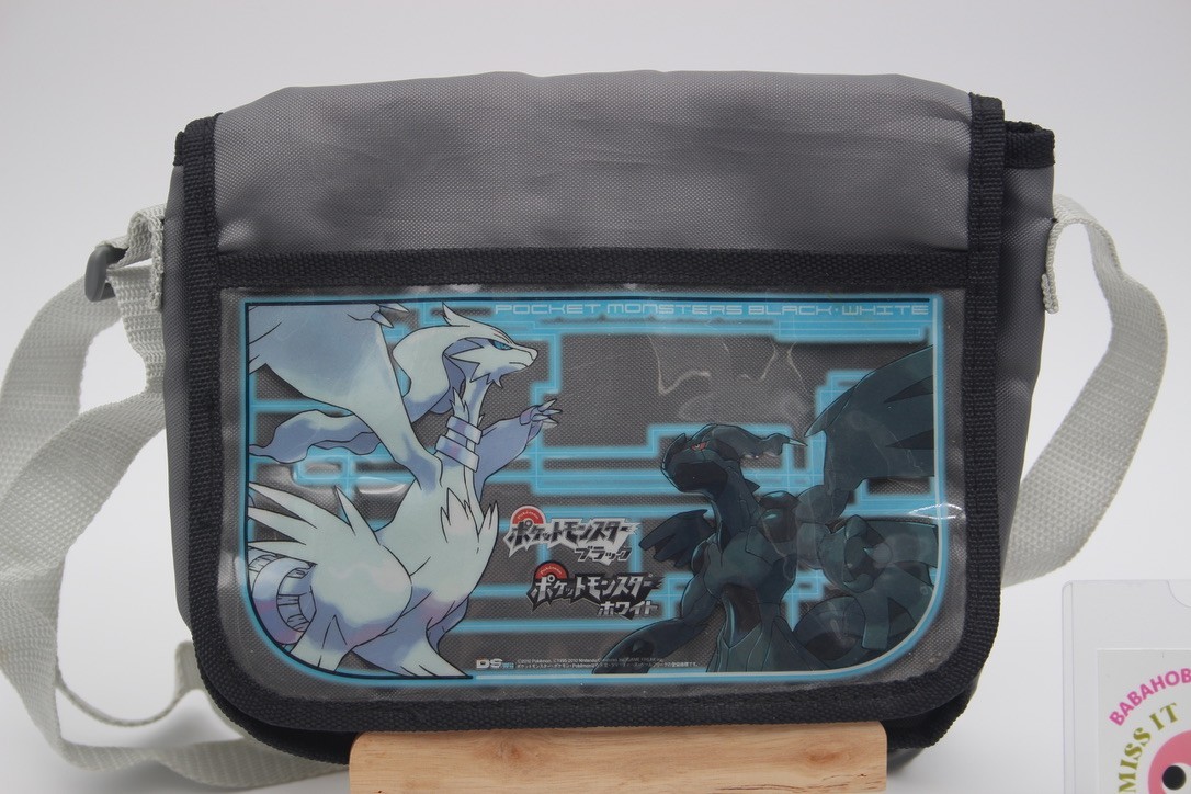 Pokemon Black and White Carrying Case Pouch for Nintendo DS or 3DS XL Japan