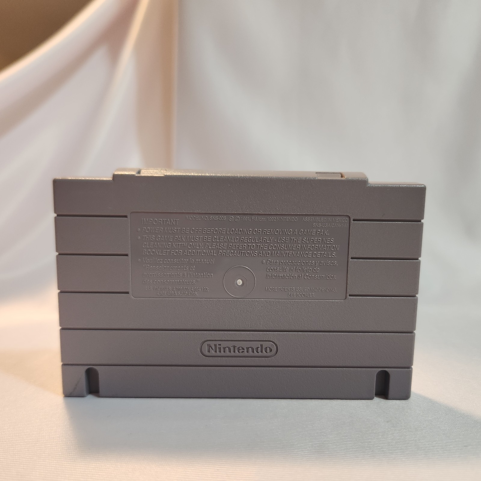 Mega Man X (Nintendo SNES, 1994) Authentic Tested Assembled in Mexico Cart Only