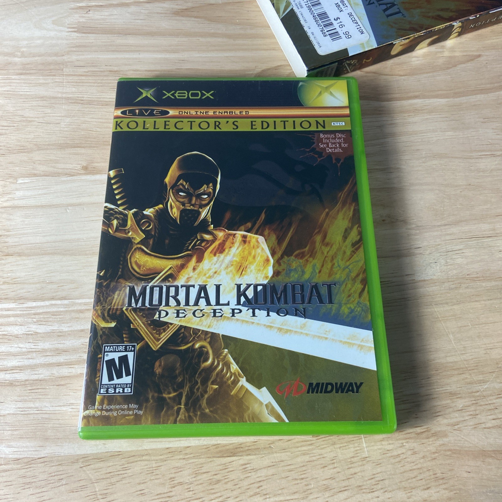 Mortal Kombat: Deception – Scorpion Version (Kollector’s Edition) (Xbox, 2004)