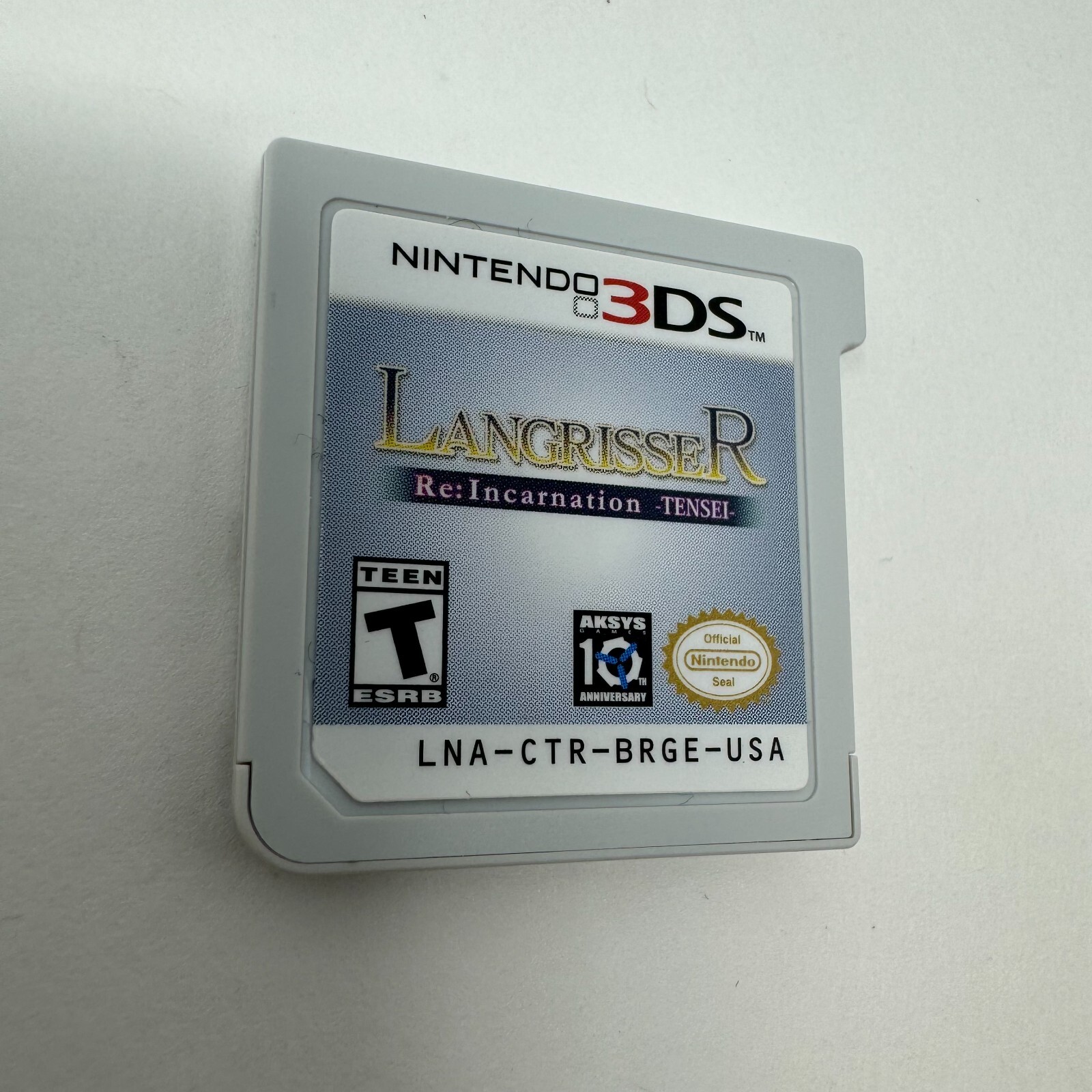 Langrisser Re:Incarnation Tensei Nintendo 3DS Good Label Game Cartridge Only RPG