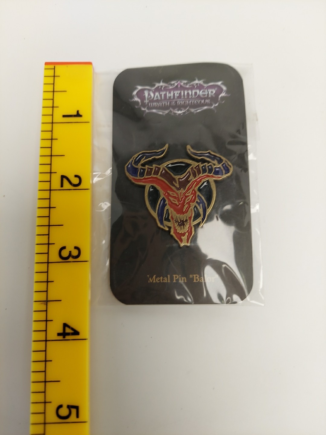 Pathfinder Wrath of the Righteous Video Game Collection Balor Metal Pin