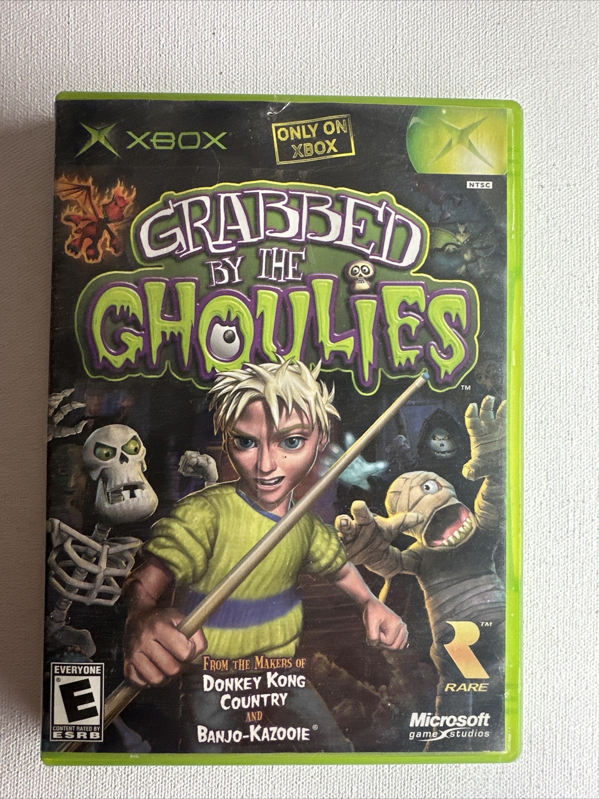 Grabbed by the Ghoulies (Microsoft Xbox, 2003) Manual Included CIB