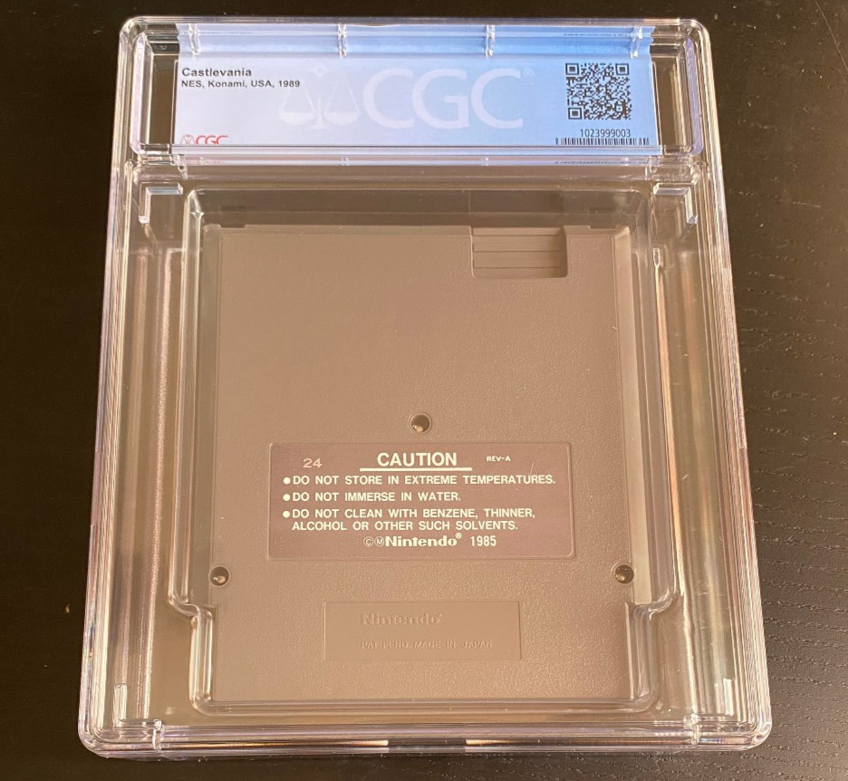 CGC 9.8 oval seal Castlevania nintendo nes factory new HIGHEST GRADE GEM MINT