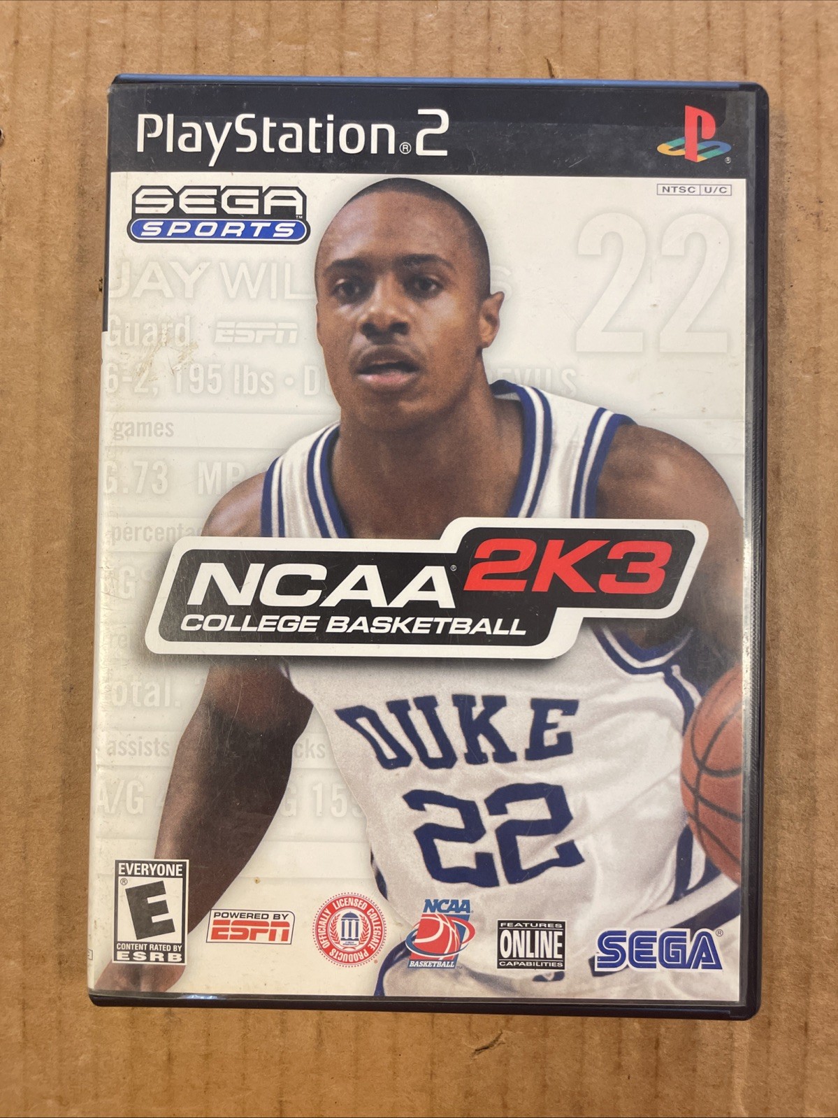 NCAA College Basketball 2K3 (Sony PlayStation 2, 2002) 2003 PS2 W/ Manual