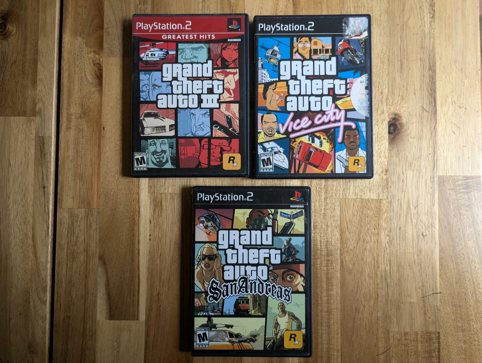 Grand Theft Auto Series PlayStation 2 CIB Lot 3 Games Tested Working FAST SHIP