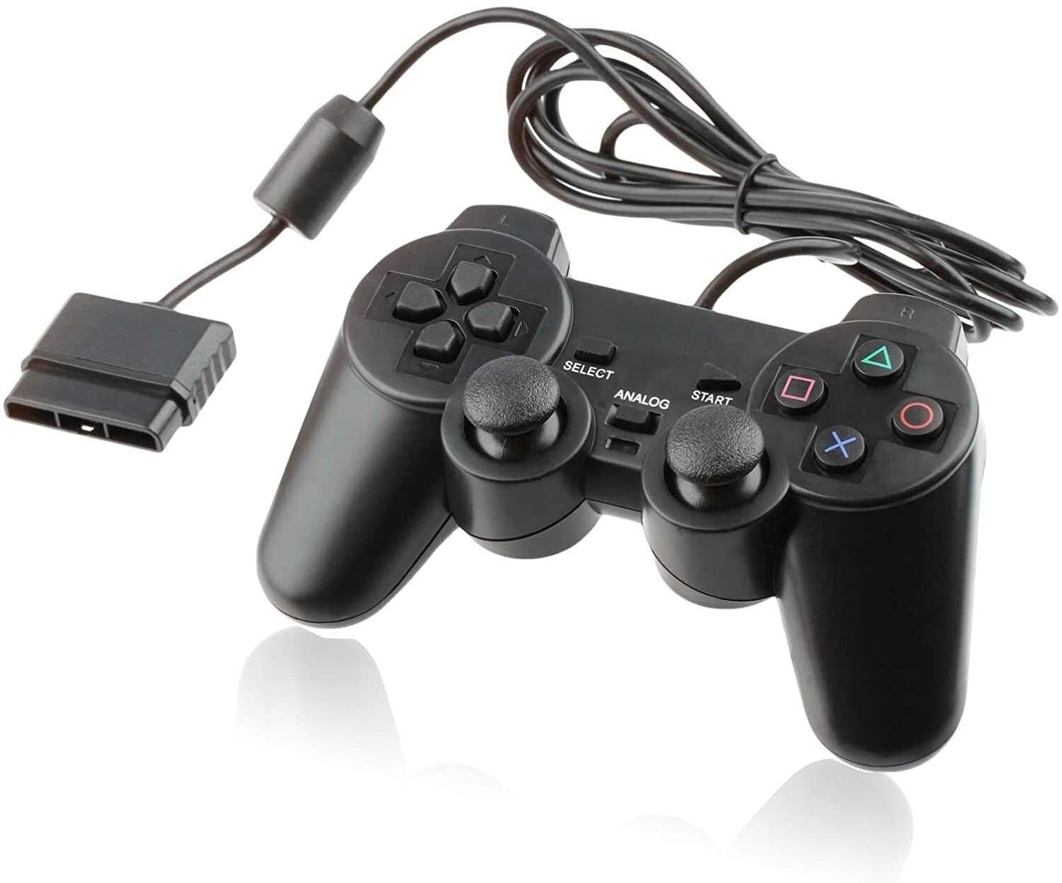 2 Pack Innovation Brand Wired Controller Joypad Game pad for PS2 PlayStation 2