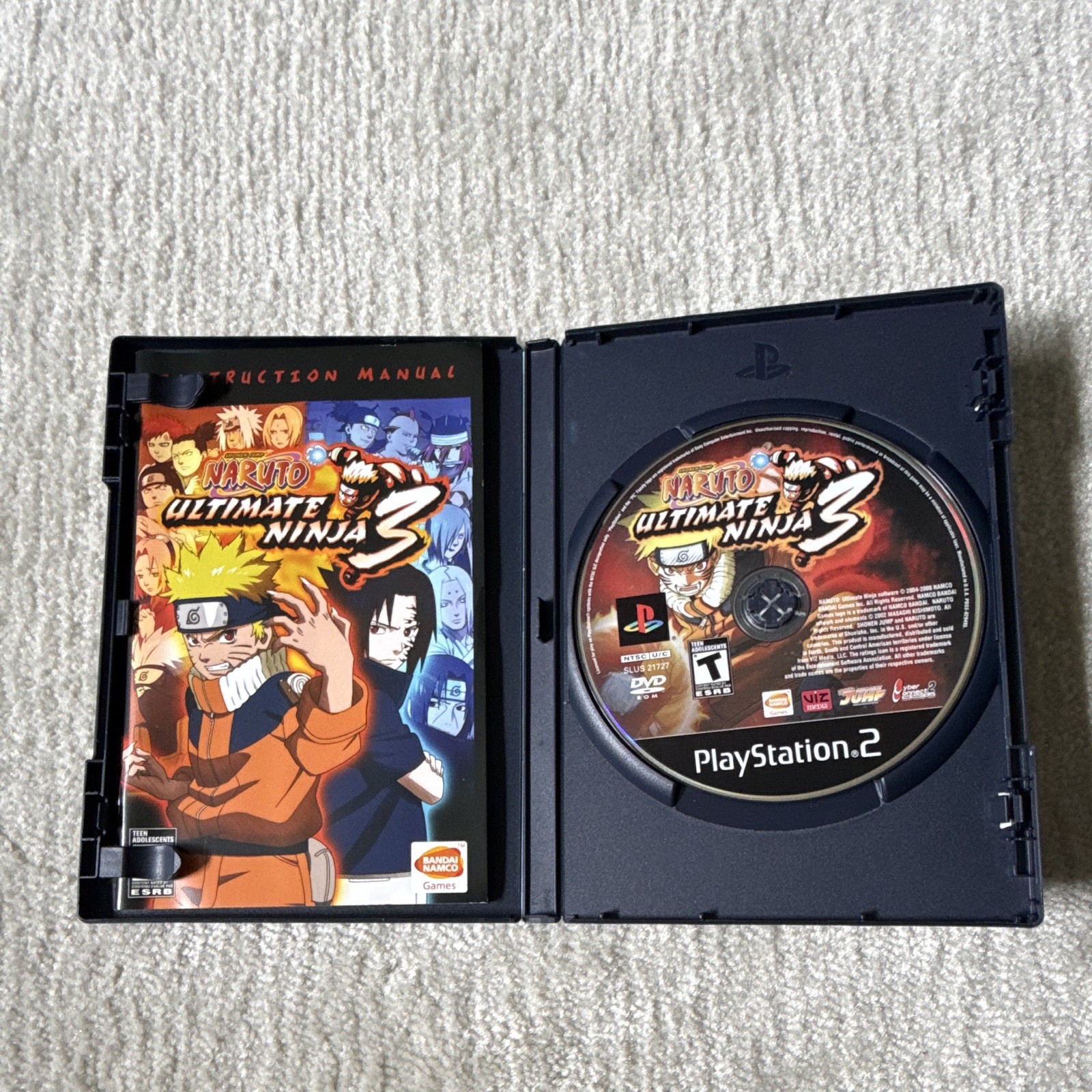 BANDAI NAMCO Naruto: Ultimate Ninja 3 PS2 (Manual Included)