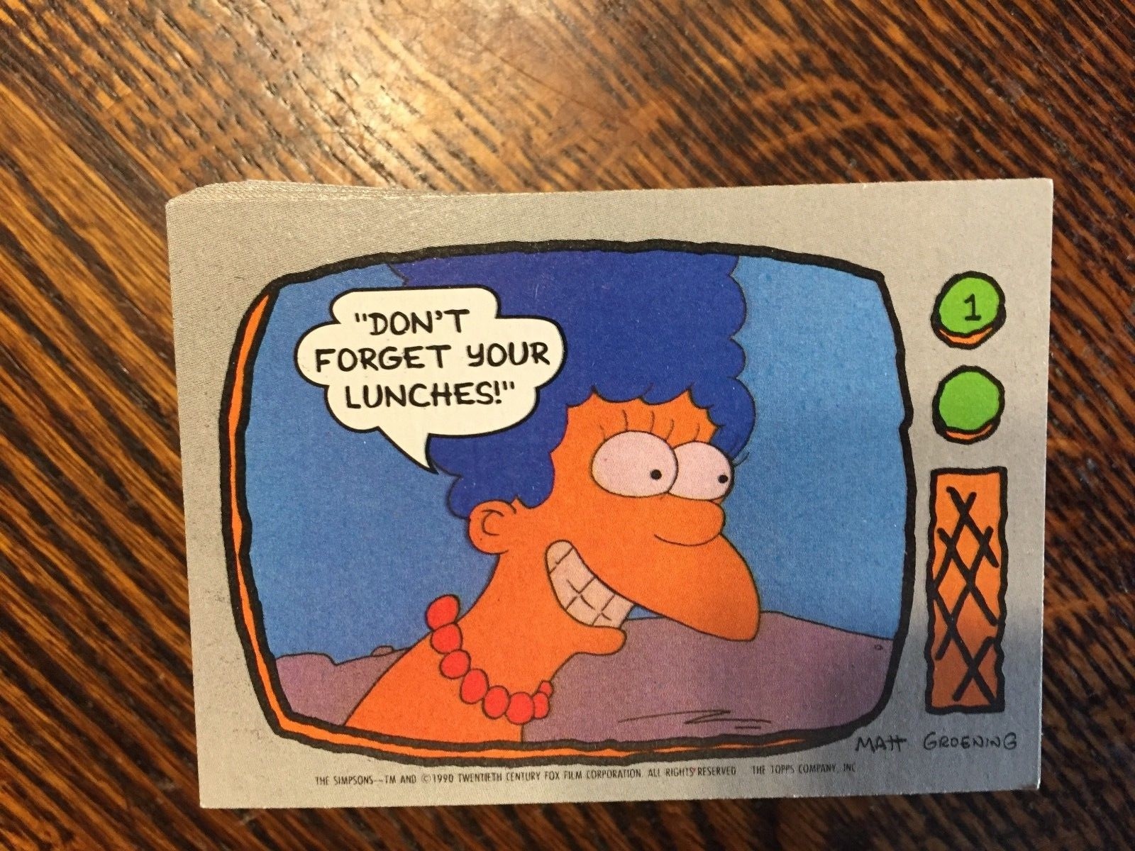 Vintage 1990 Simpsons Trivia Game Poster Puzzle Cards Matt Groening ‘TOPPS’ 1-88