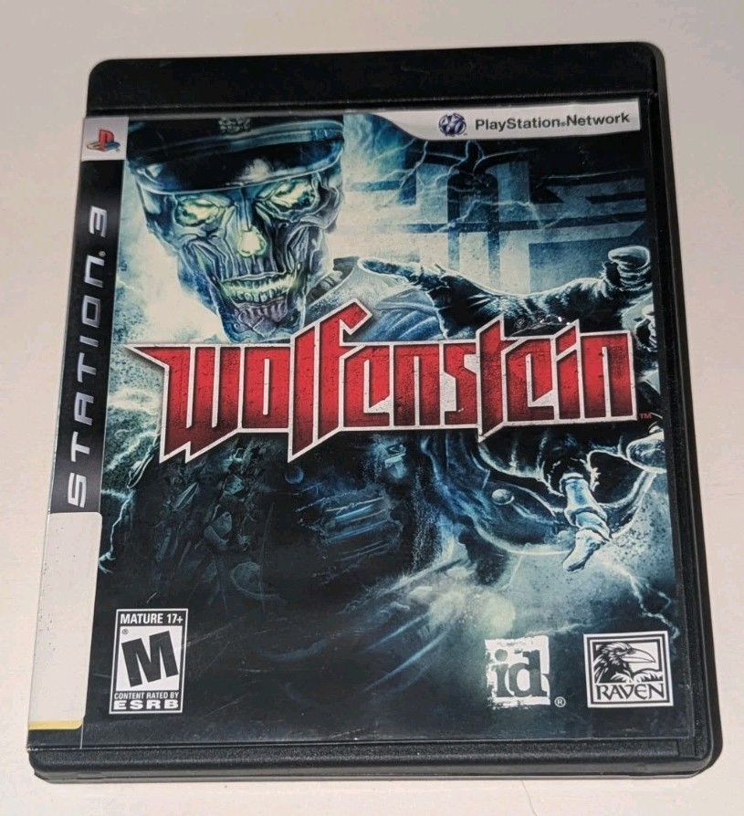 Wolfenstein PS3 CIB Sony Playstation 3 Complete In Case With Manual Video Game