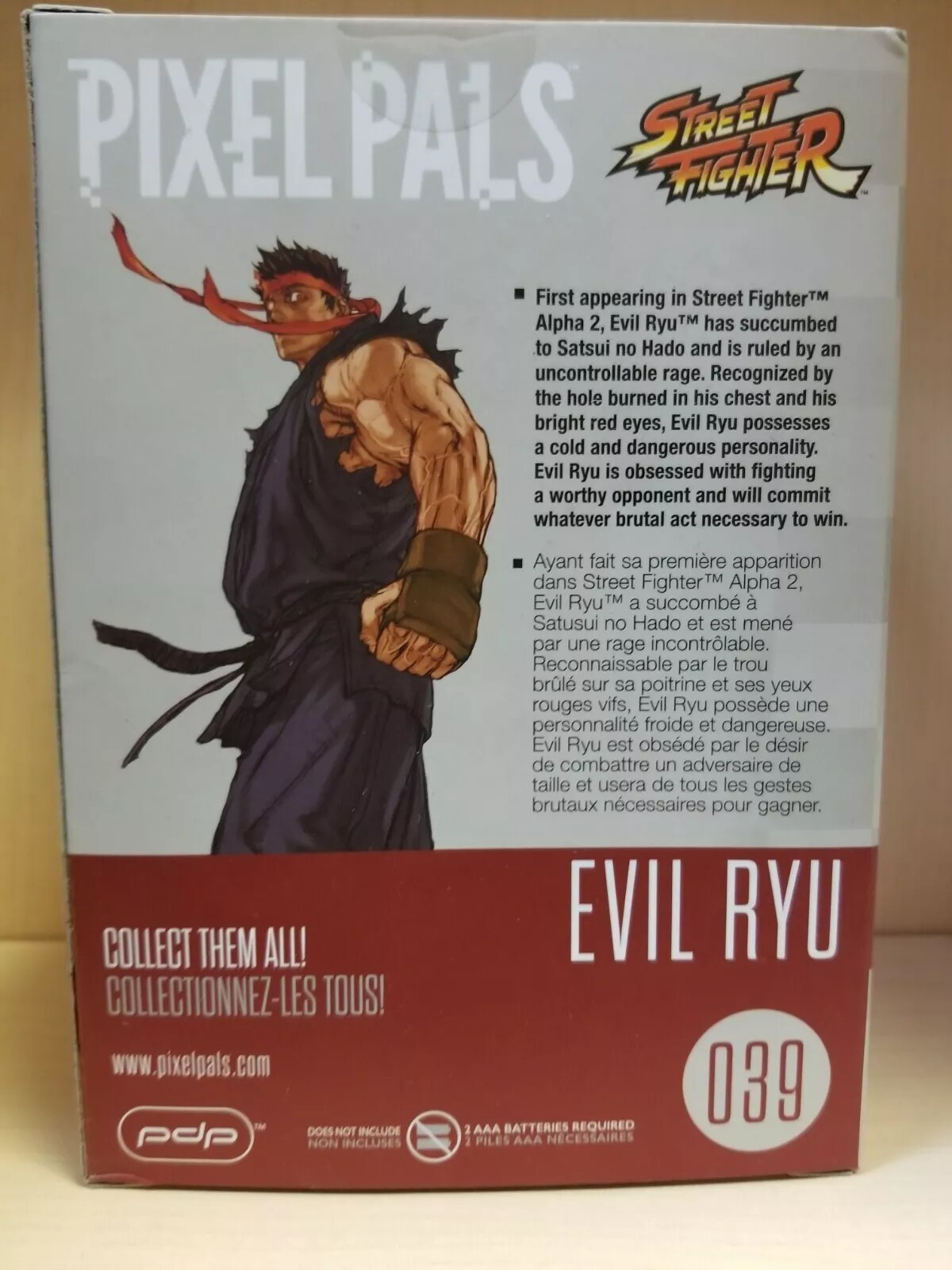 Pixel Pals Street Fighter Evil Ryu #039 Exclusive Limited NEW