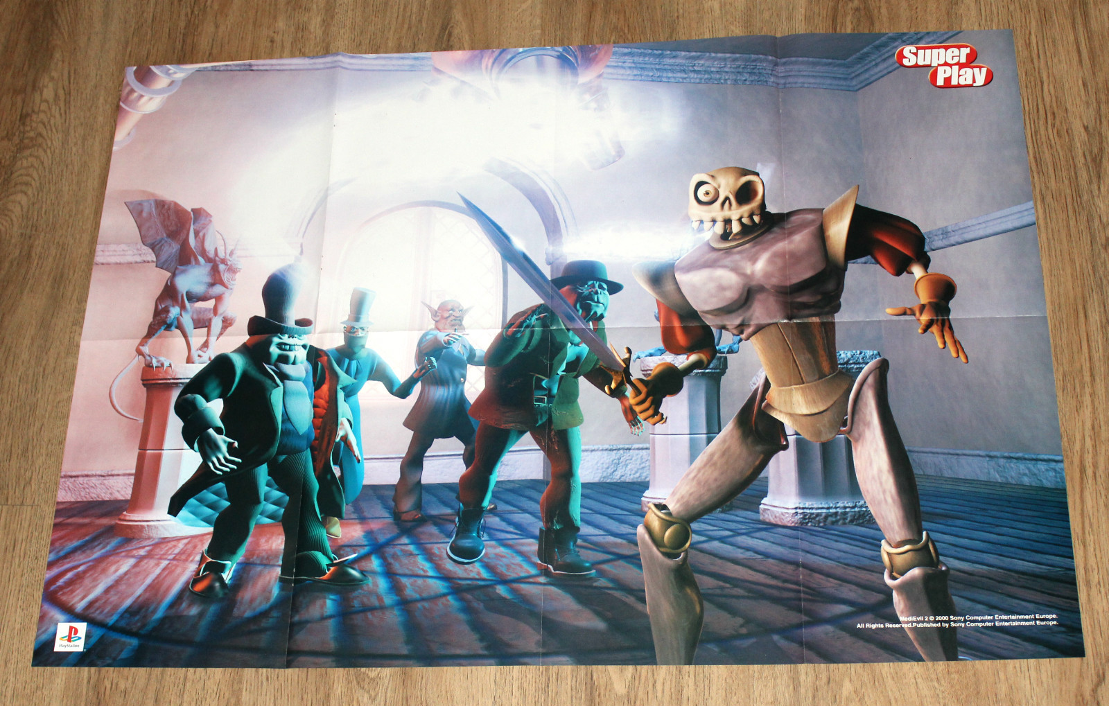 2000 MediEvil 2 PlayStation / Syphon Filter 2 very rare Poster 58x80cm
