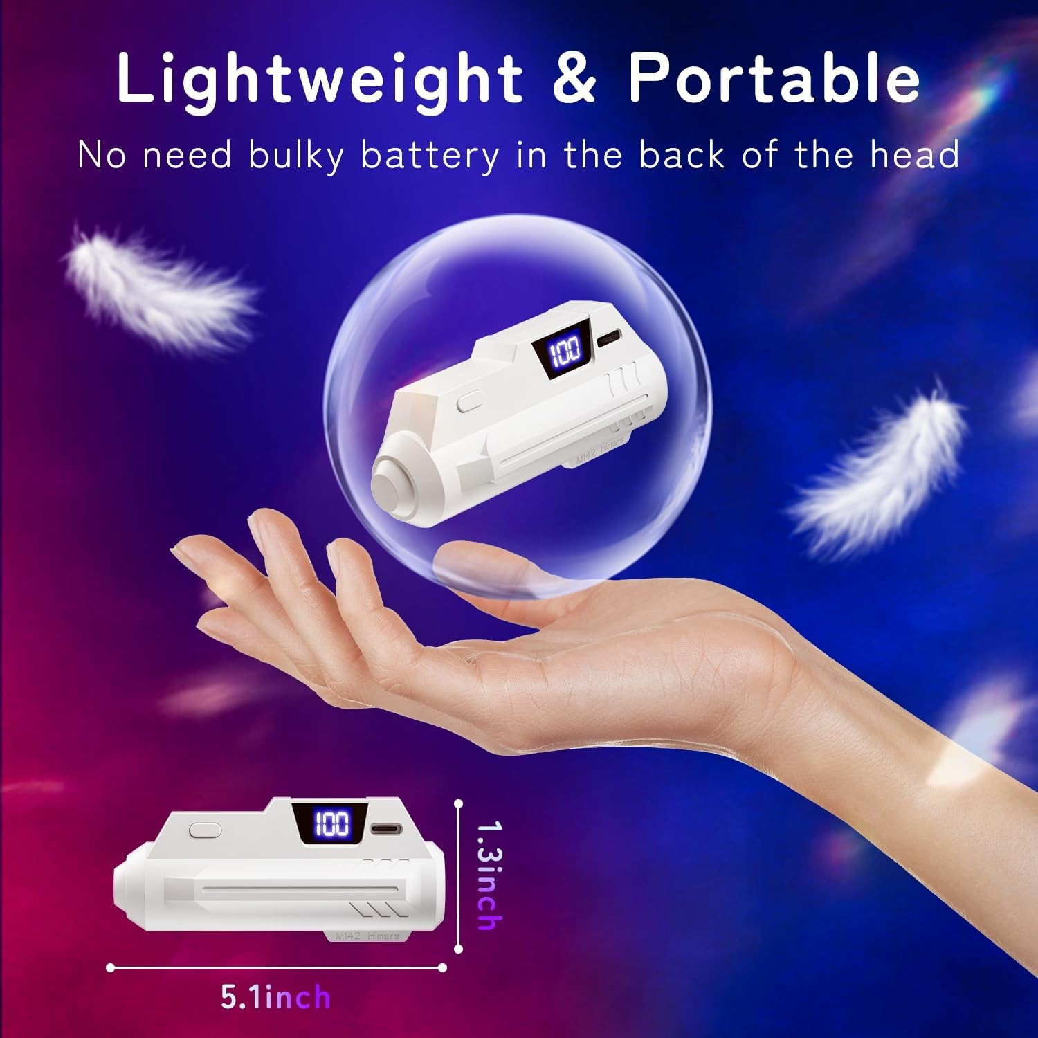Meta Quest 3 3S 2 Battery Pack 5000mAh 18W Fast Charge LCD VR Power Bank