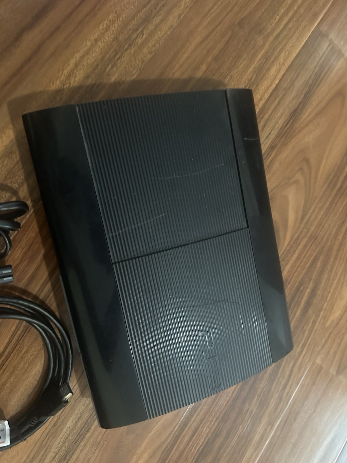 Sony PlayStation 3 Super Slim Console CECH-4001B Console & Cords Only. Tested!