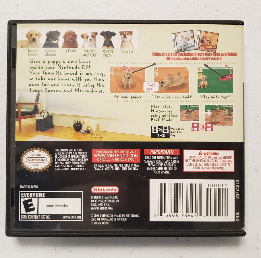 Nintendo DS: Nintendogs Lab & Friends ~Complete in Box~Case/Manual Included