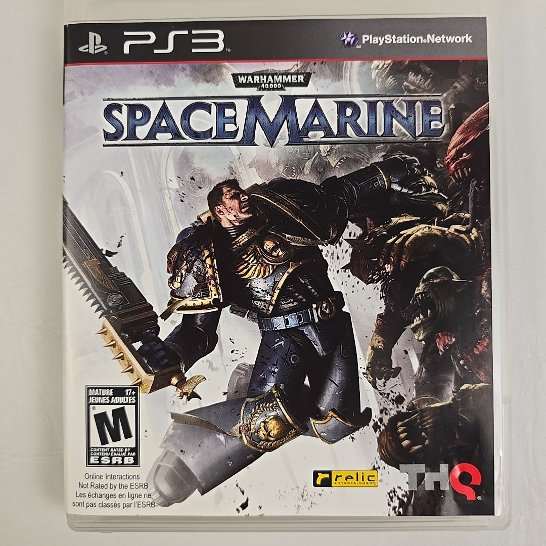 Warhammer 40,000: Space Marine (Sony PlayStation 3, 2011) PS3 CIB Complete
