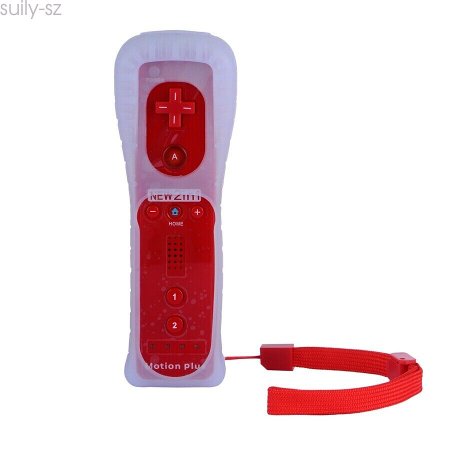 2in1 Motion Plus Remote and Nunchuck Controllers for Wii & Wii U Wiimote 4Pack