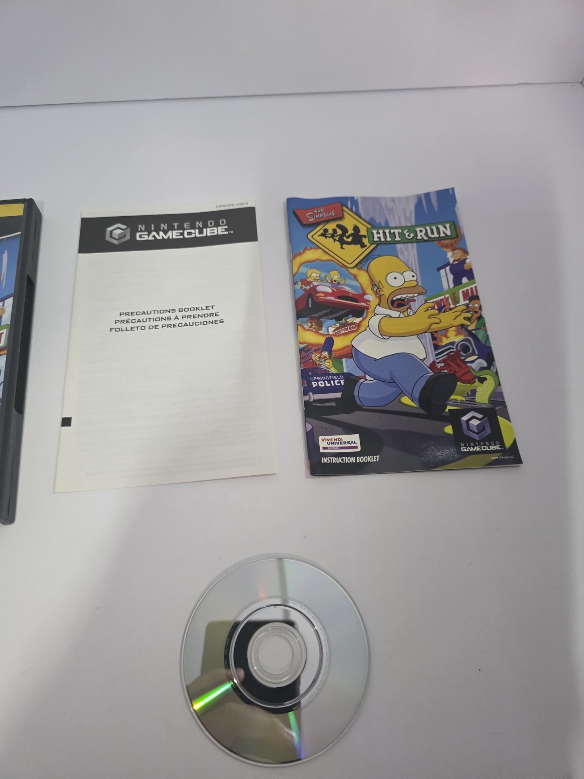 The Simpsons: Hit & Run Nintendo GameCube 2003 Player’s Choice-Manual & Mem Card