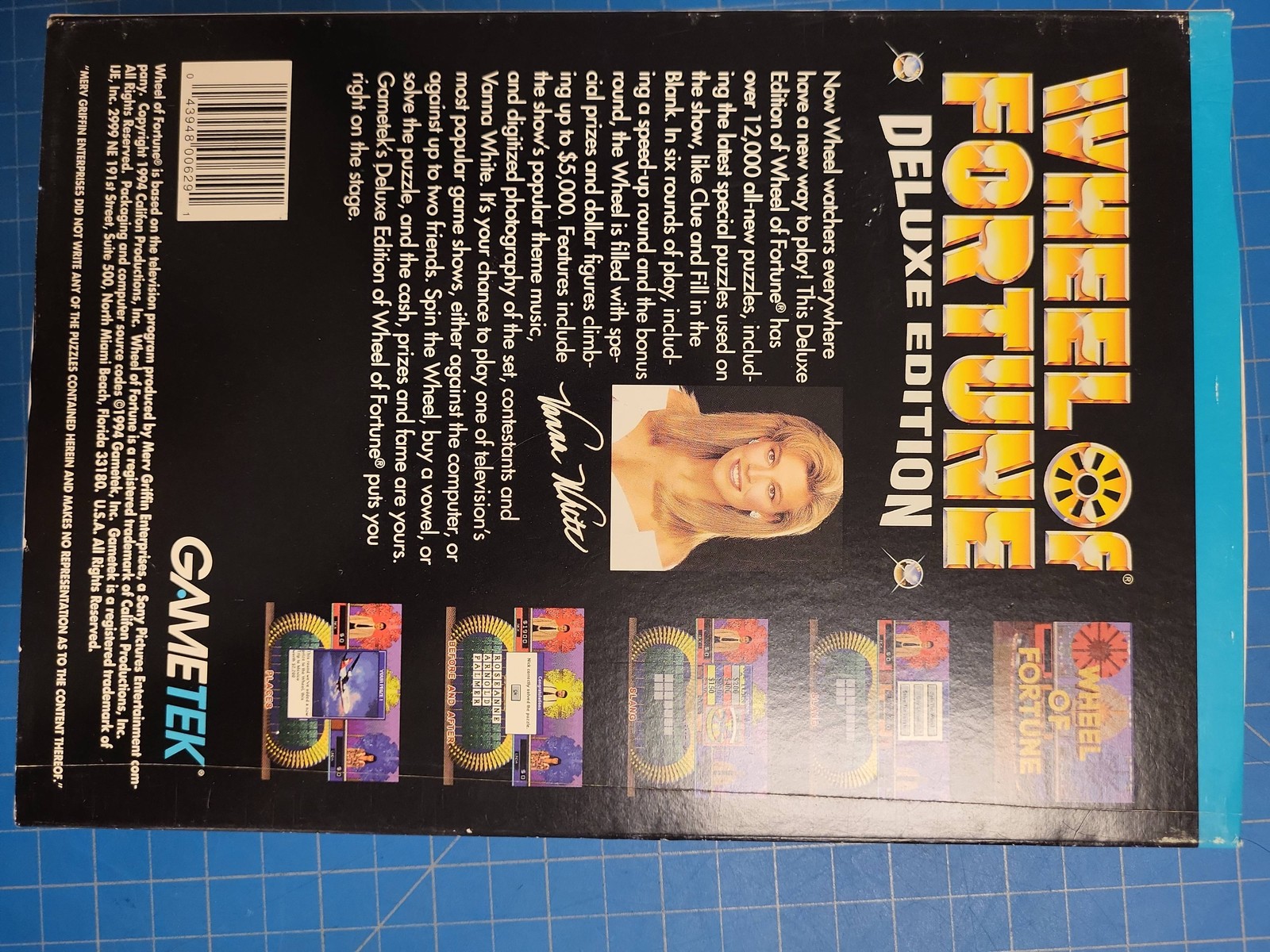 Gametek Wheel of Fortune Deluxe Edition Windows PC Game 3.5″ Floppy Disks