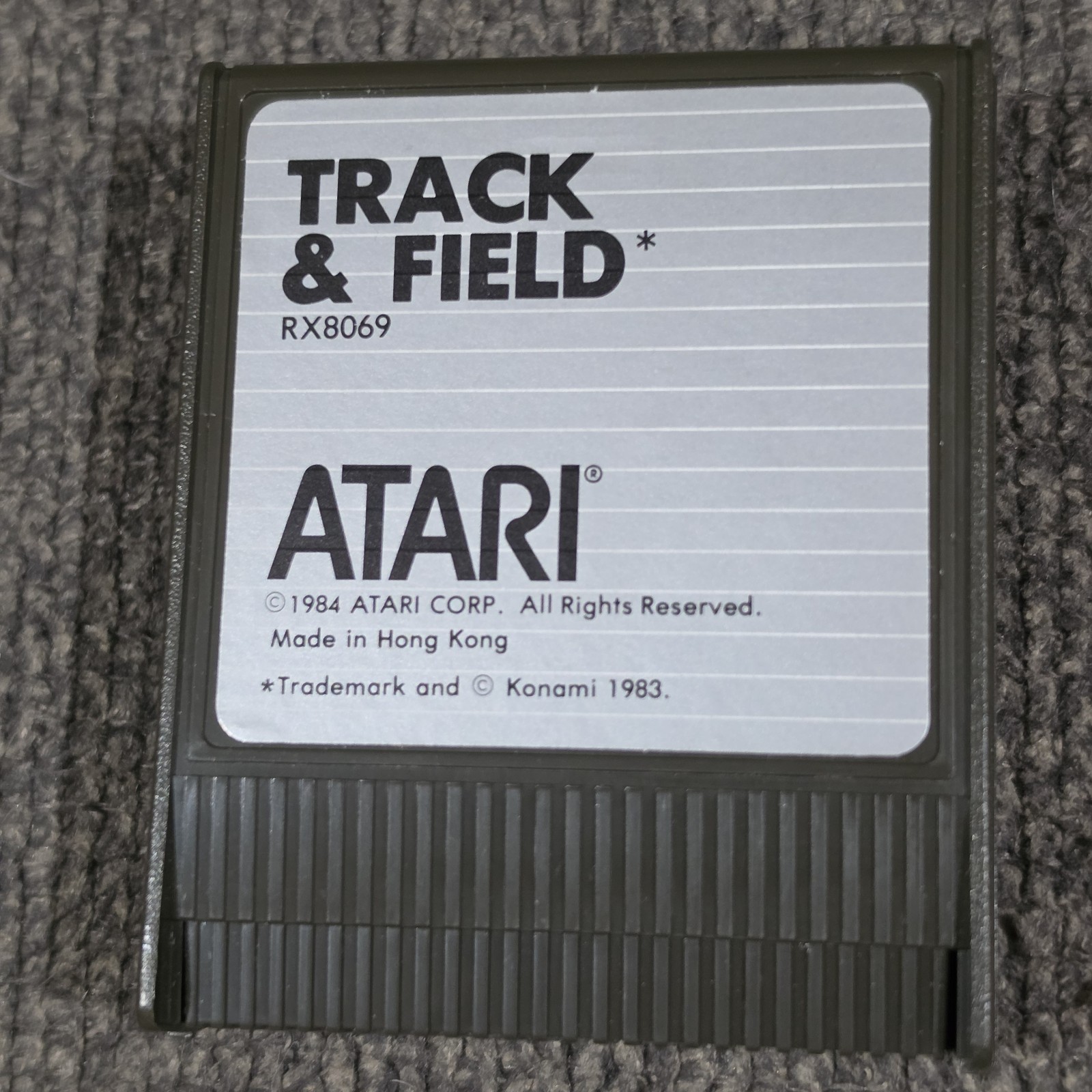 Track & Field Complete In Box With Controller Atari 400 800 1200XL TESTED 8 Bit