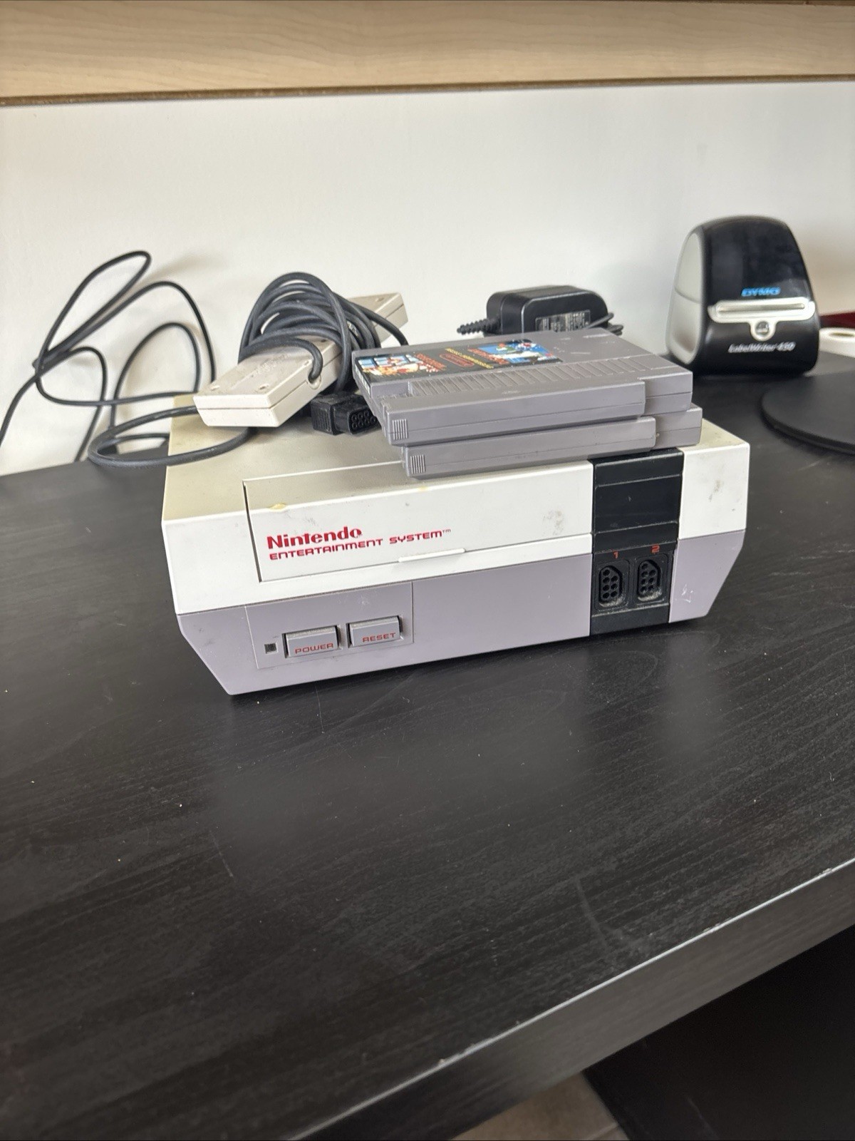 Nintendo NES-001 1985 Original Console System with Games Untested